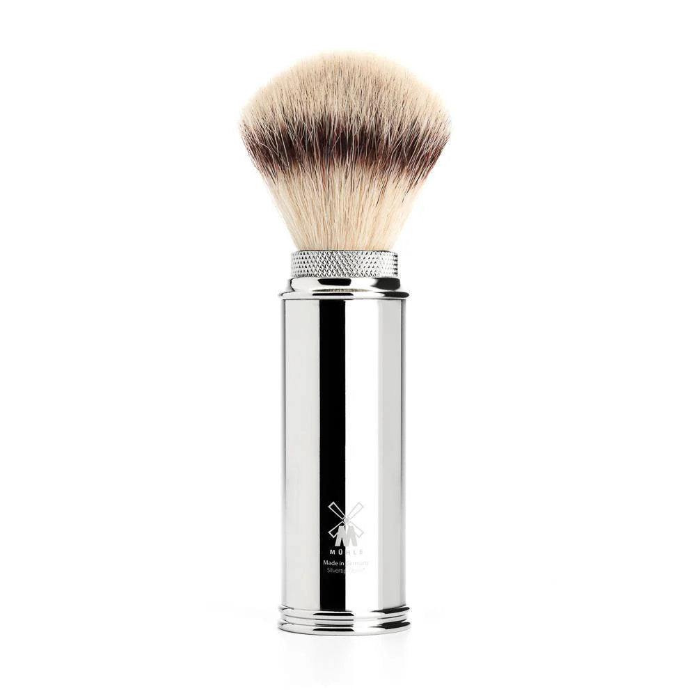 Mühle Travel Silvertip Fibre® Shaving Brush - Chrome