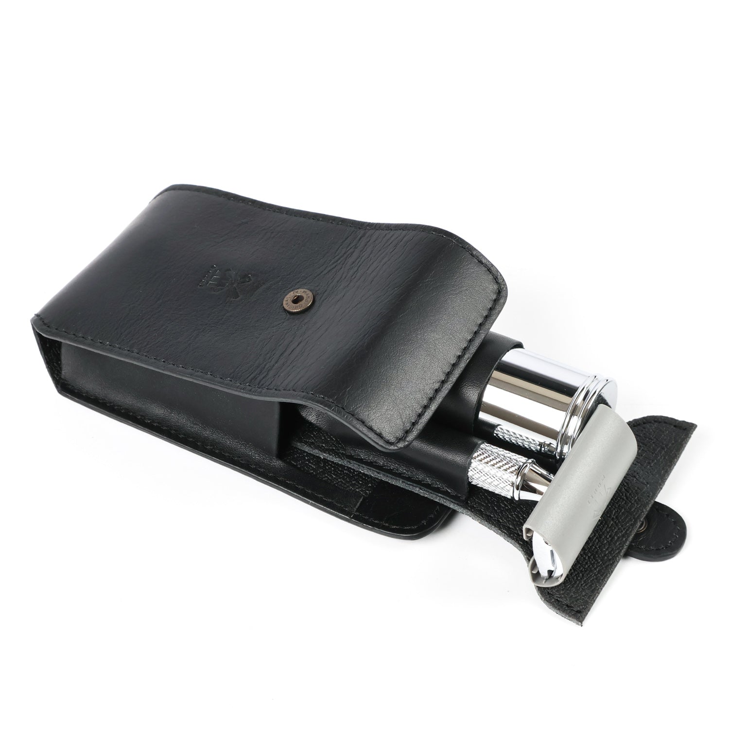 Mühle Travel Shaving Set - Black Leather
