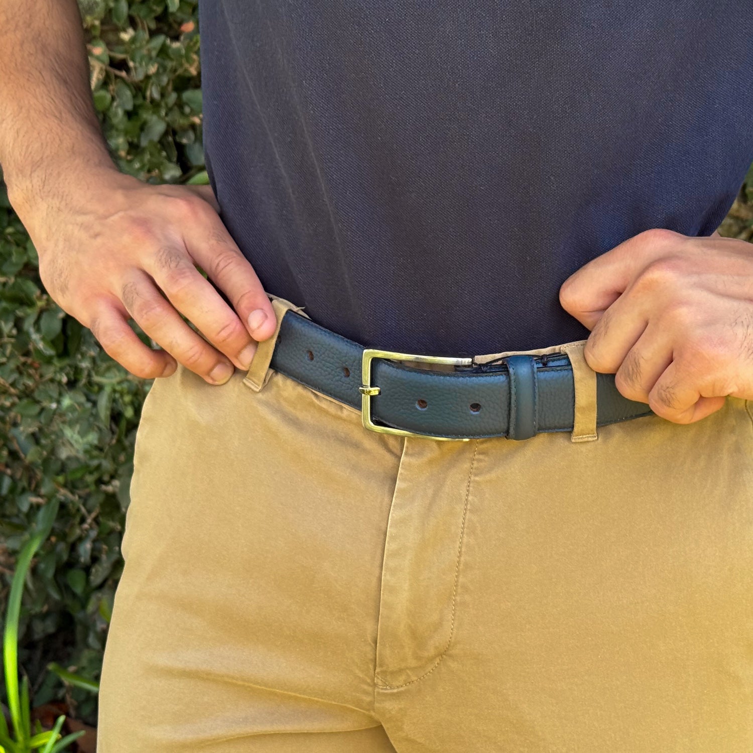 Parisian Crafted 1919 Lorne Belt in Navy Blue