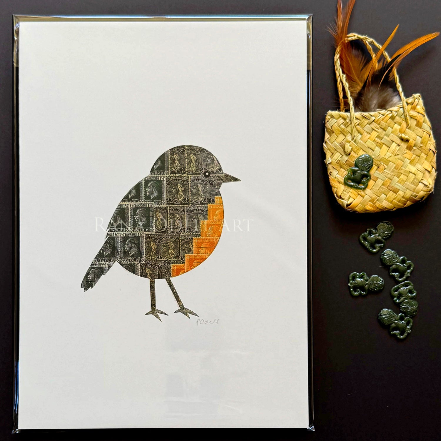 Rana Odell South Island Robin Print