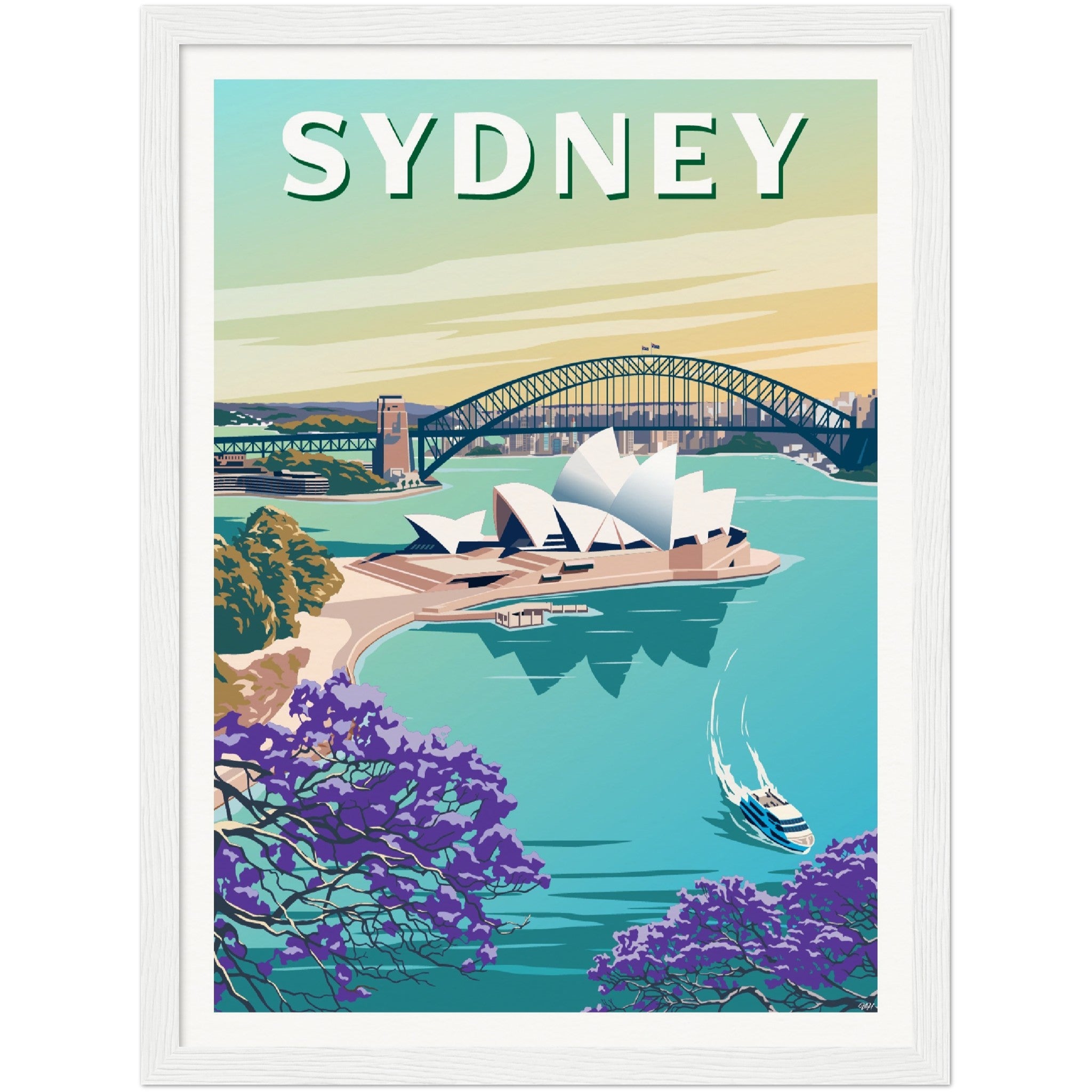Sydney Australia Travel Poster