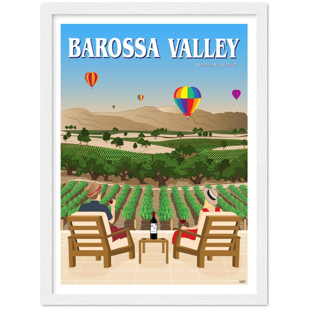 Barossa Valley Travel Poster, South Australia