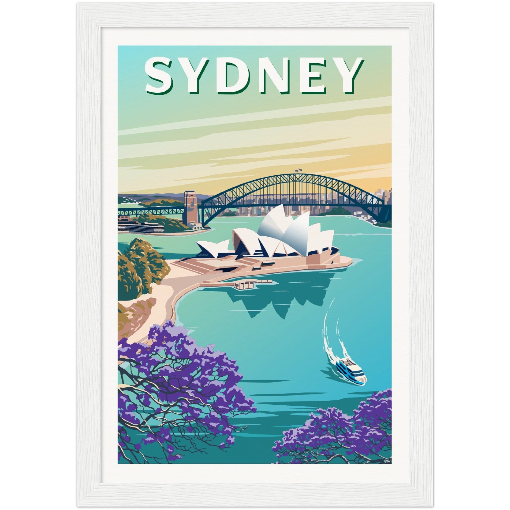 Sydney Australia Travel Poster