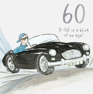 ArtBeat 60yrs - Blink Of An Eye Birthday Card