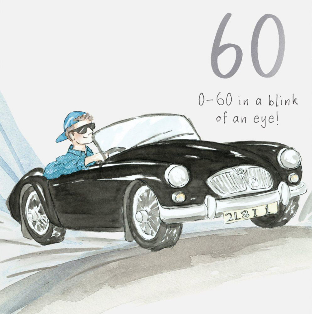 ArtBeat 60yrs - Blink Of An Eye Birthday Card