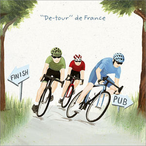 ArtBeat Tour de France Greetings Card