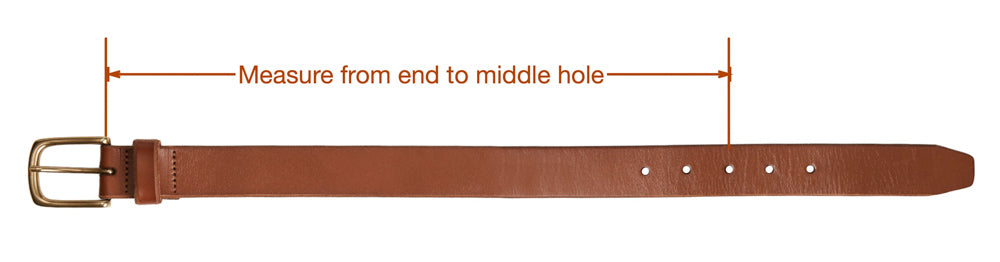 How to measure the size of your belt
