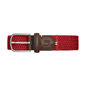 La Boucle Braided Belt - Lausanne Red