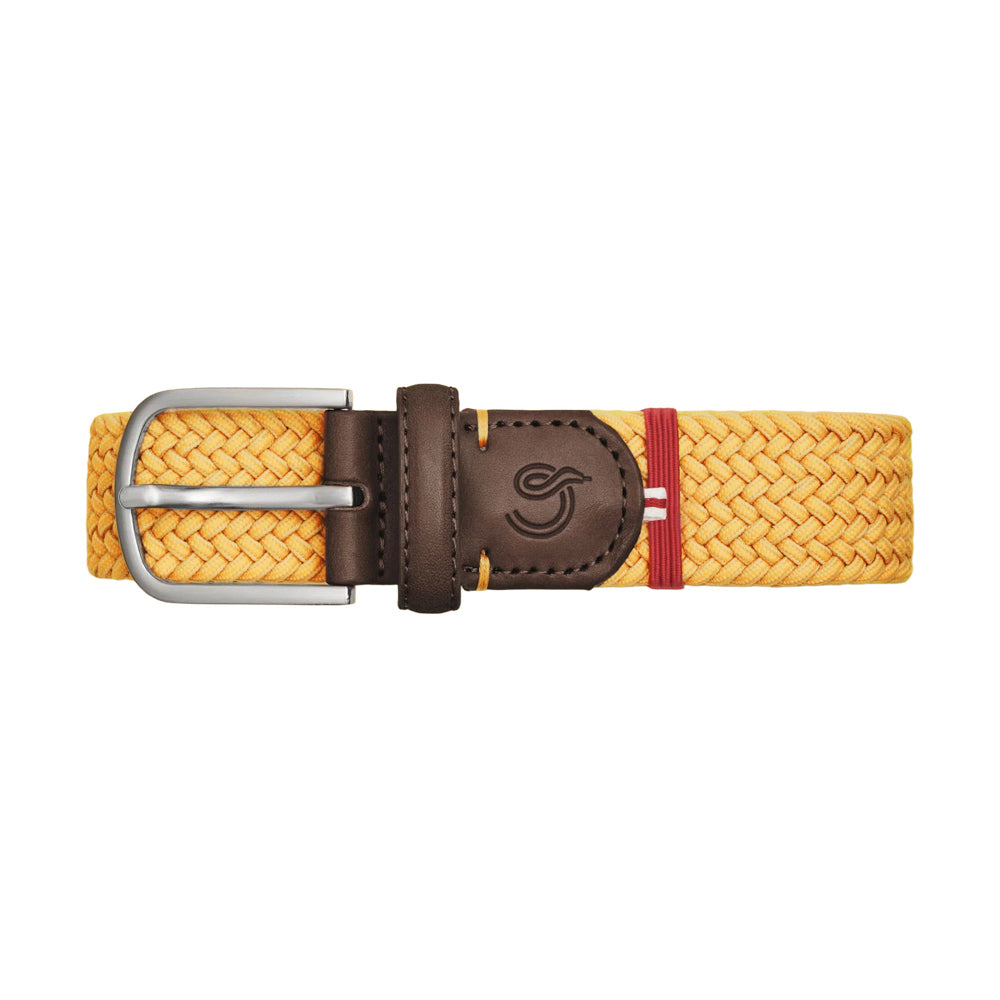 La Boucle Braided Belt - Zermatt Yellow