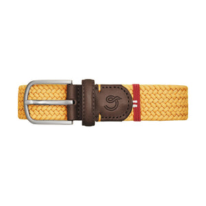 La Boucle Braided Belt - Zermatt Yellow