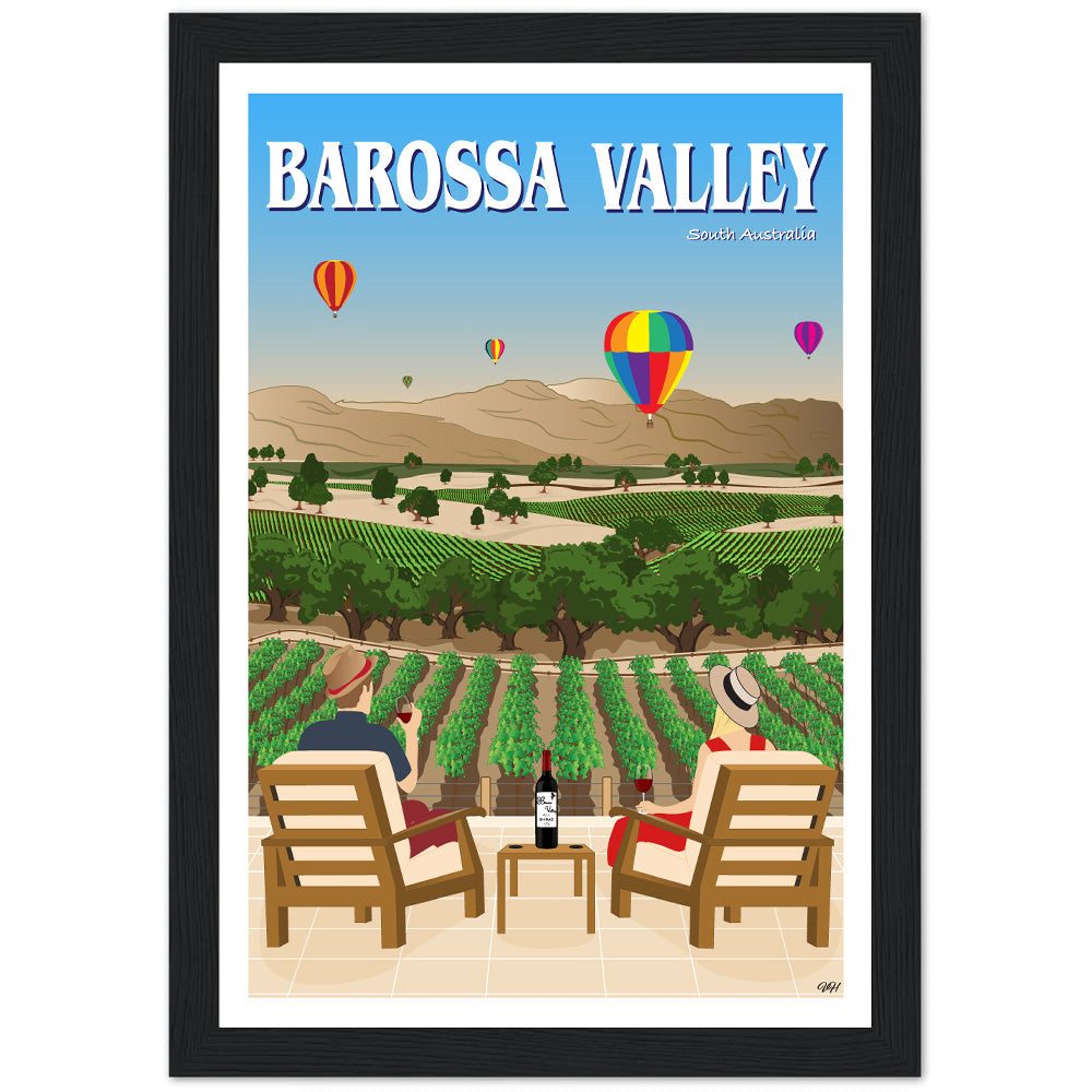 Barossa Valley Travel Poster, South Australia