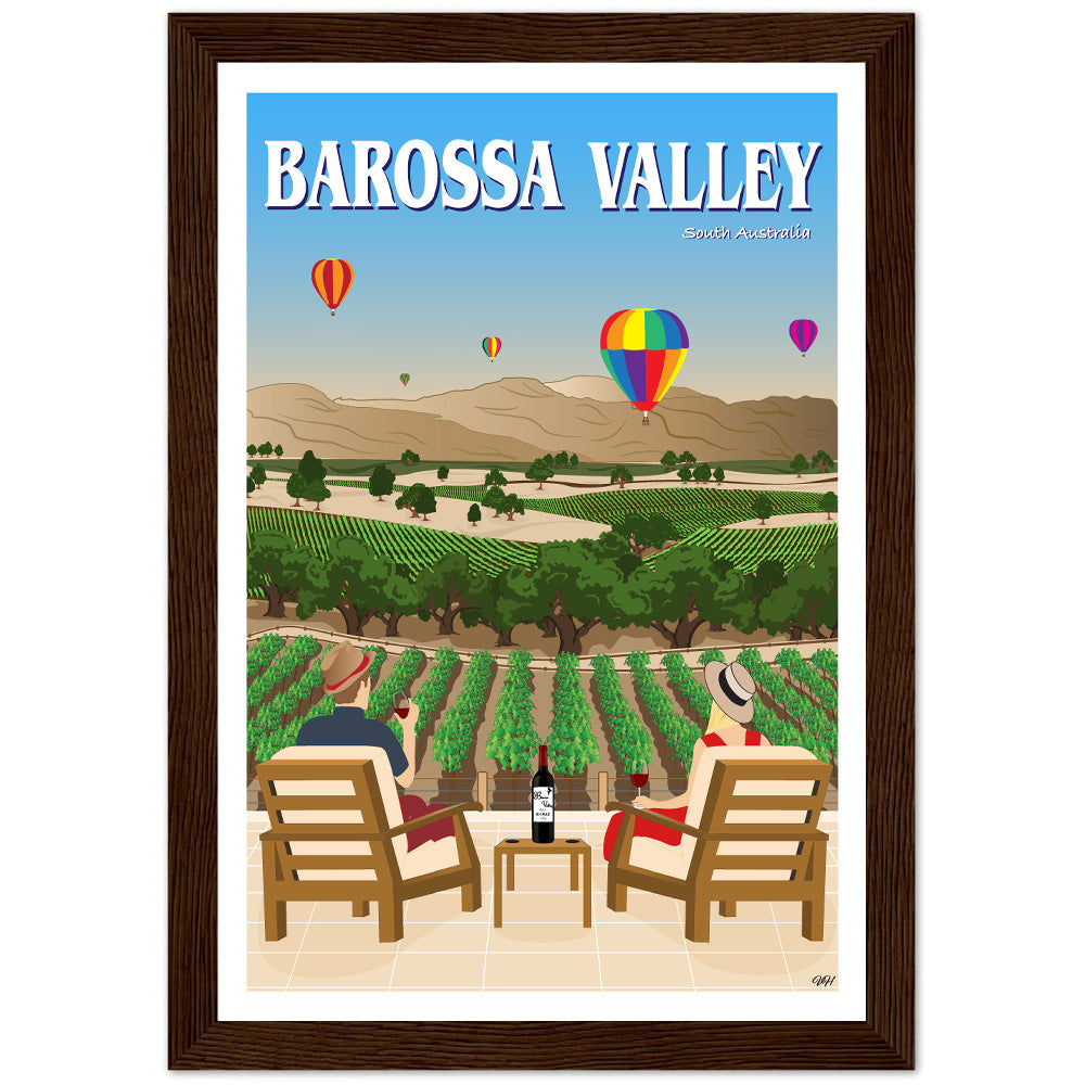 Barossa Valley Travel Poster, South Australia