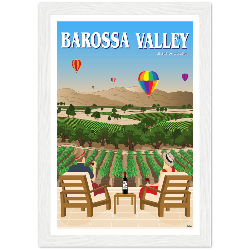 Barossa Valley Travel Poster, South Australia