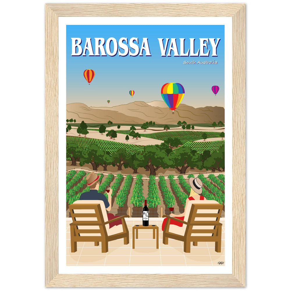 Barossa Valley Travel Poster, South Australia