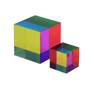 CMY multi-coloured cubes 