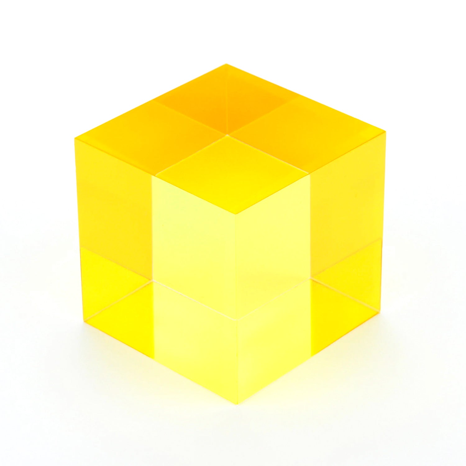 CMY Y Cube - Yellow cube