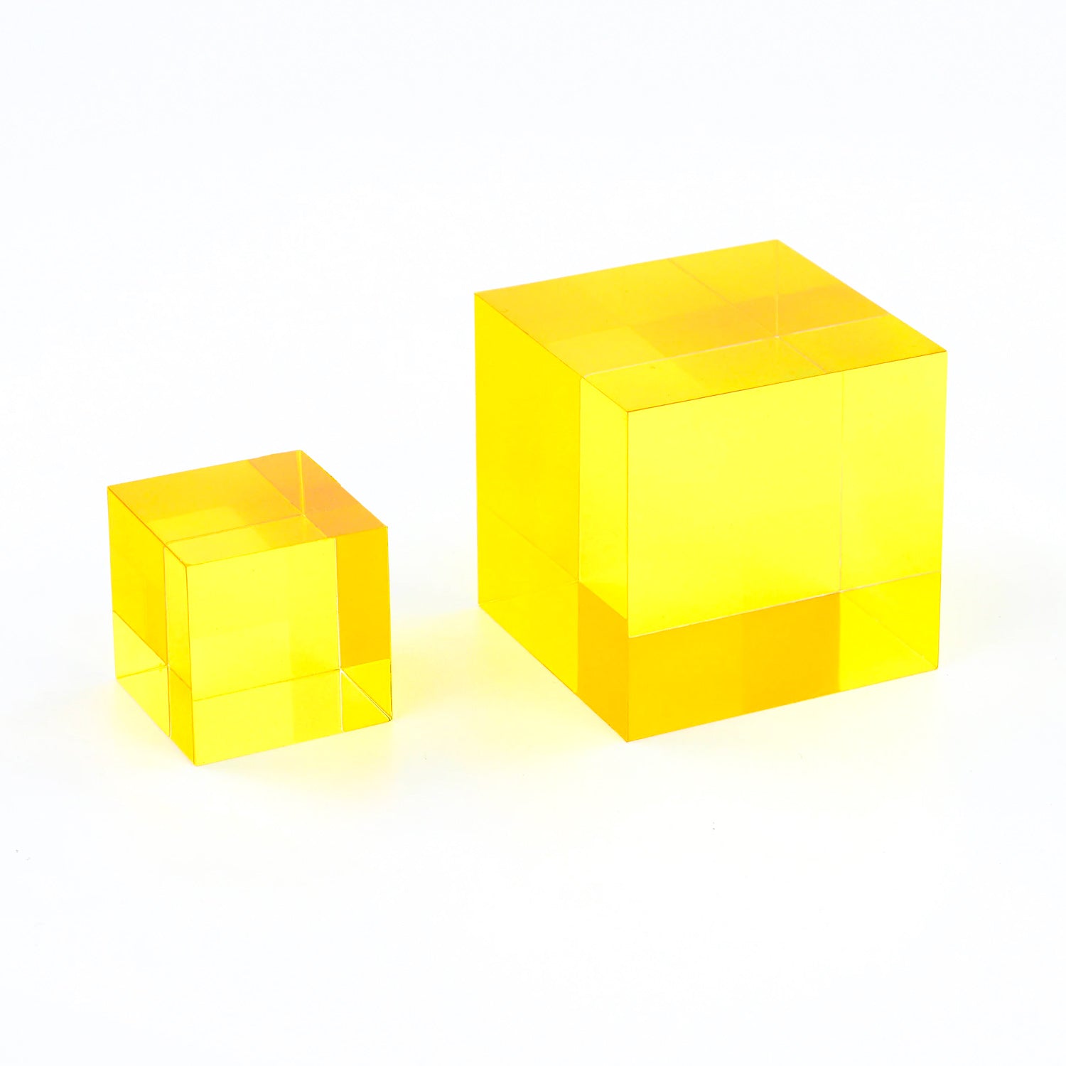 CMY Y Cube - Yellow cube