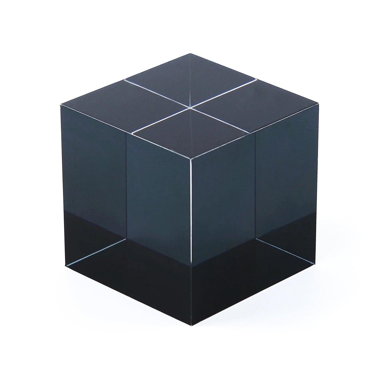 CMY K Cube - Black Cube