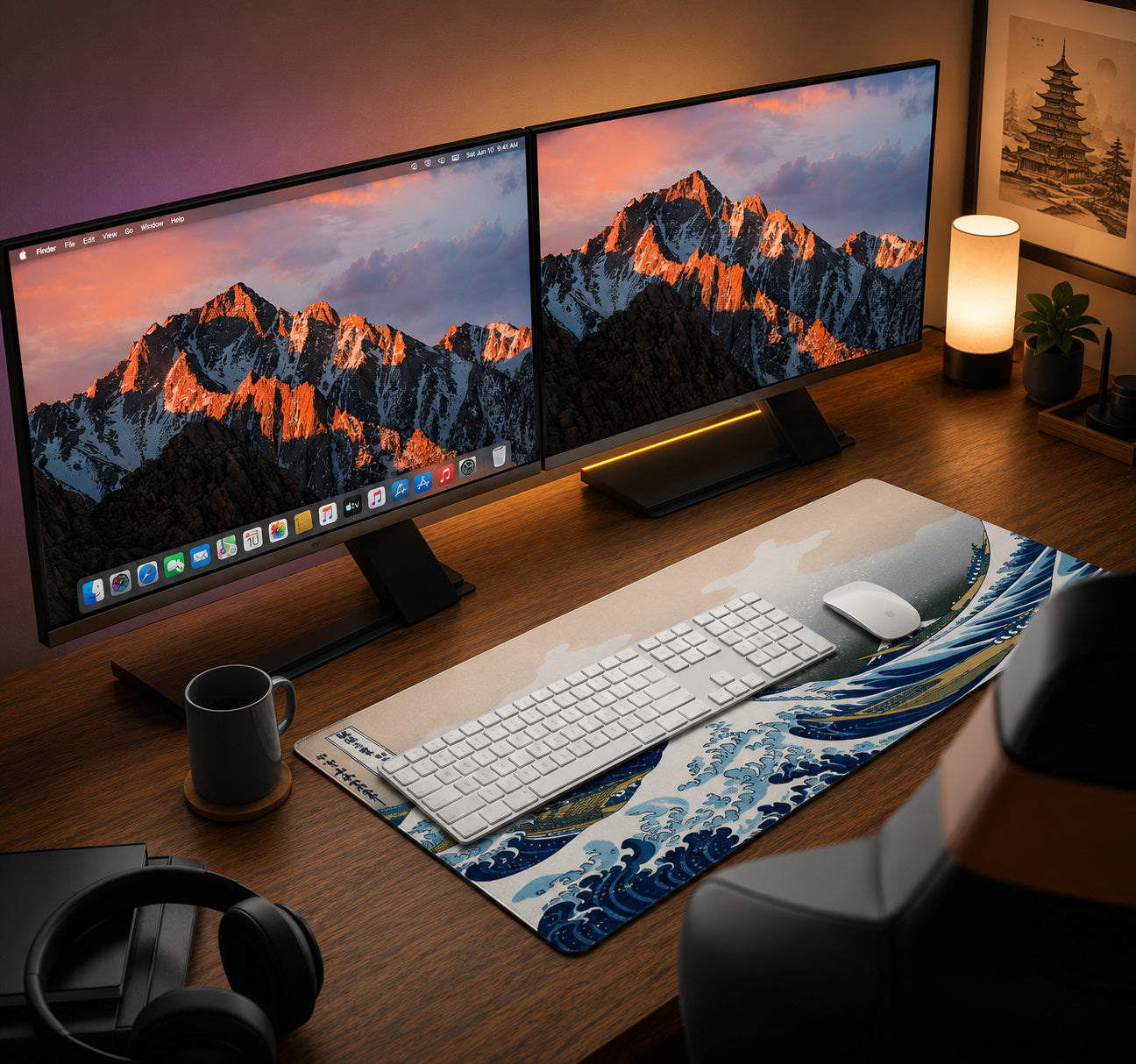 Great Wave Desk Pad