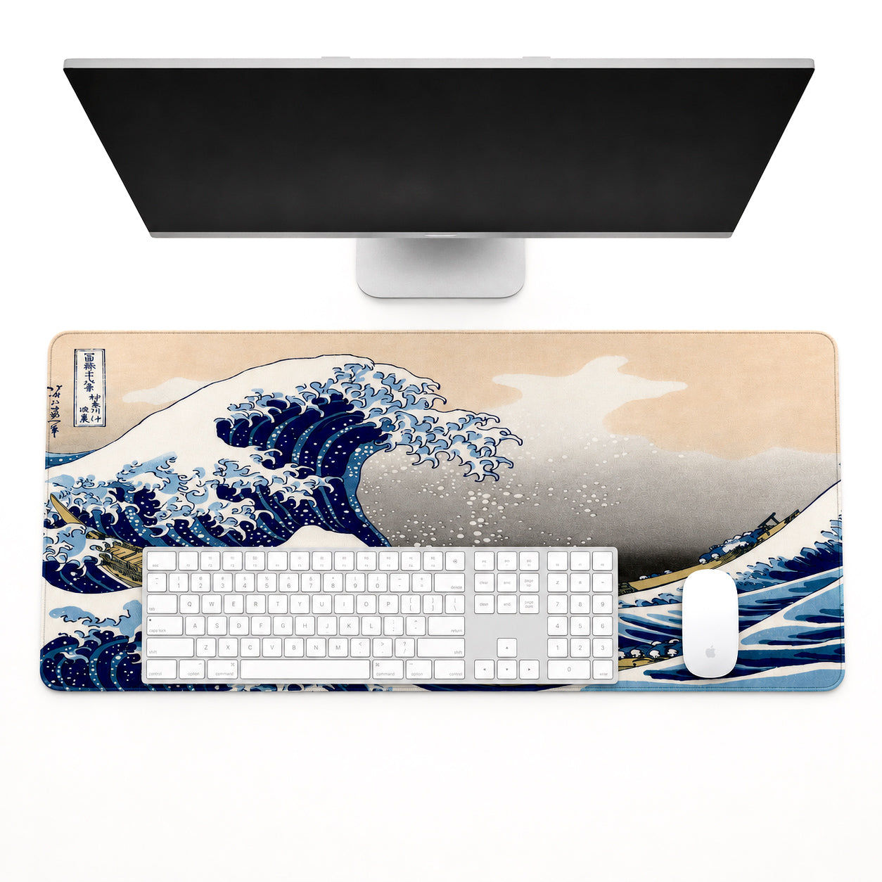 Great Wave desk pad, desk mat - Artevo