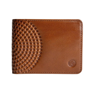 Brown leather golf wallet - The Game