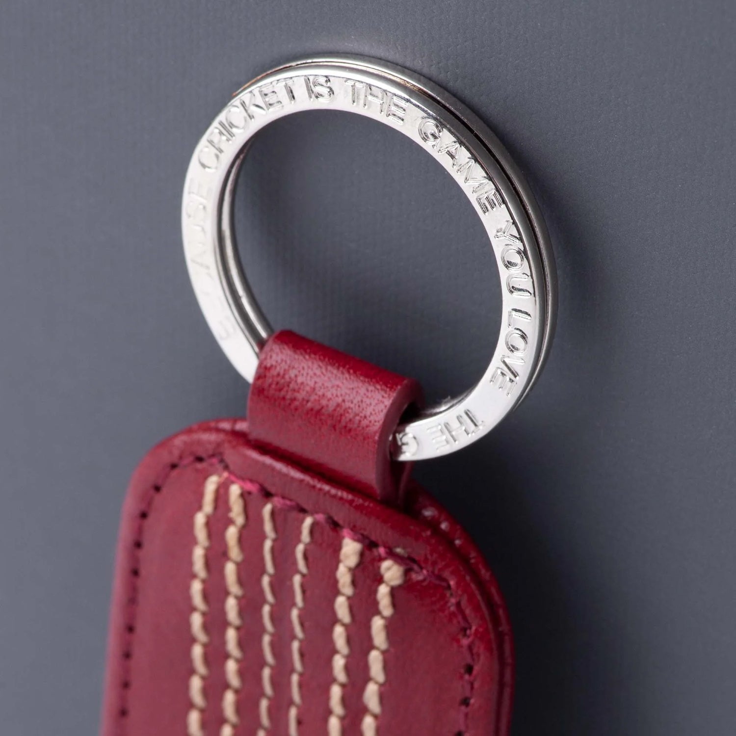 Outswinger Cricket Keyring