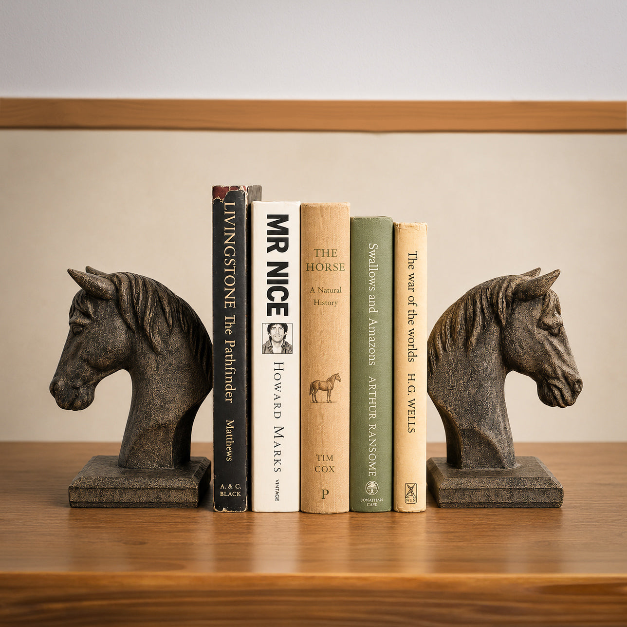 Horse Head Bookends