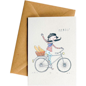 Little Difference Merci Bike Card