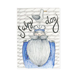 Little Differene=ce - Salty Dog Greeting Card
