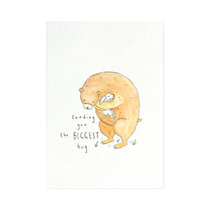 Little Difference - Biggest Hug Greeting Card
