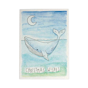 Little Difference Whale Christmas Card