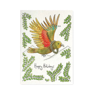 Happy Holidays card with Tui - Little Difference NZ