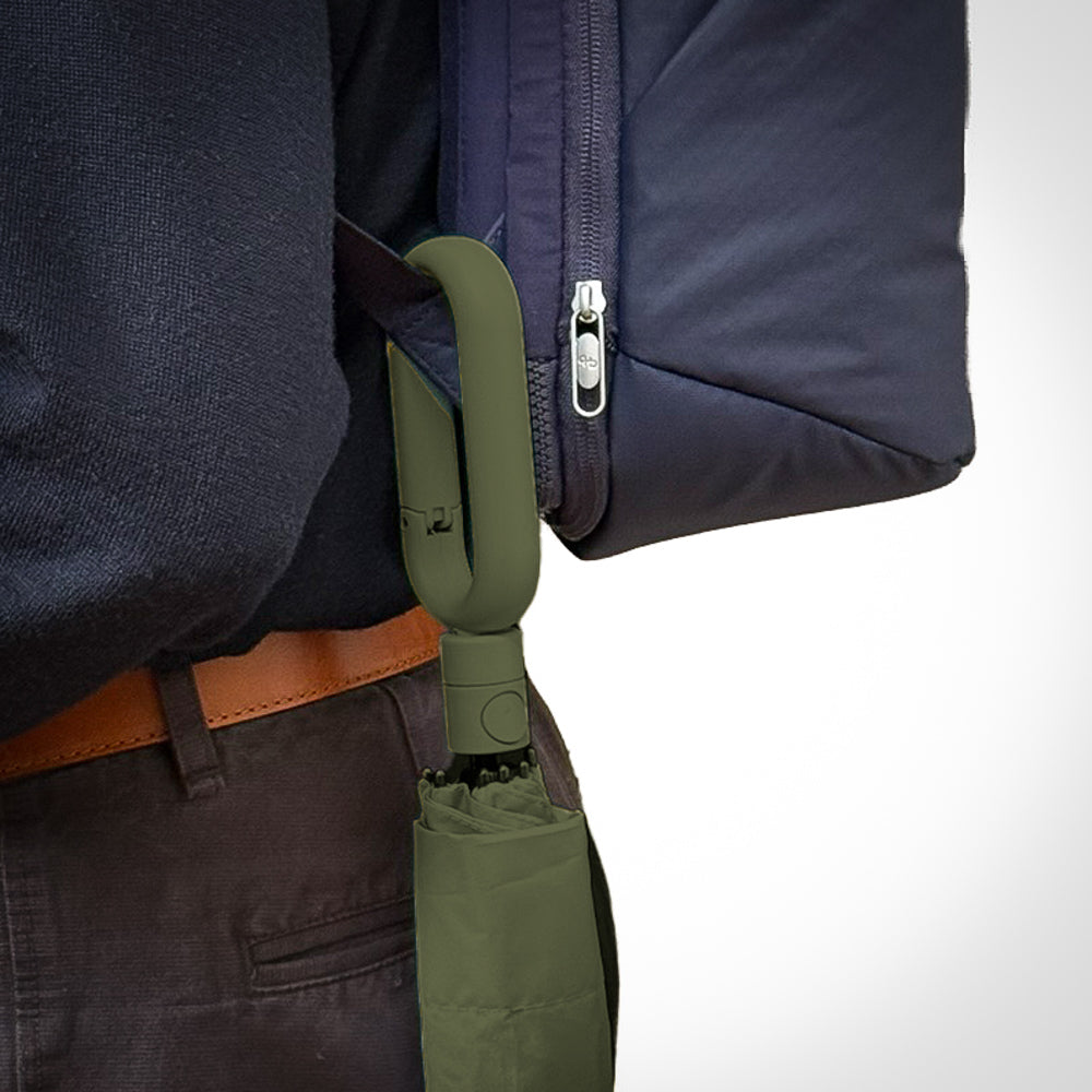 Lexon Mini Hook Umbrella - Khaki Green