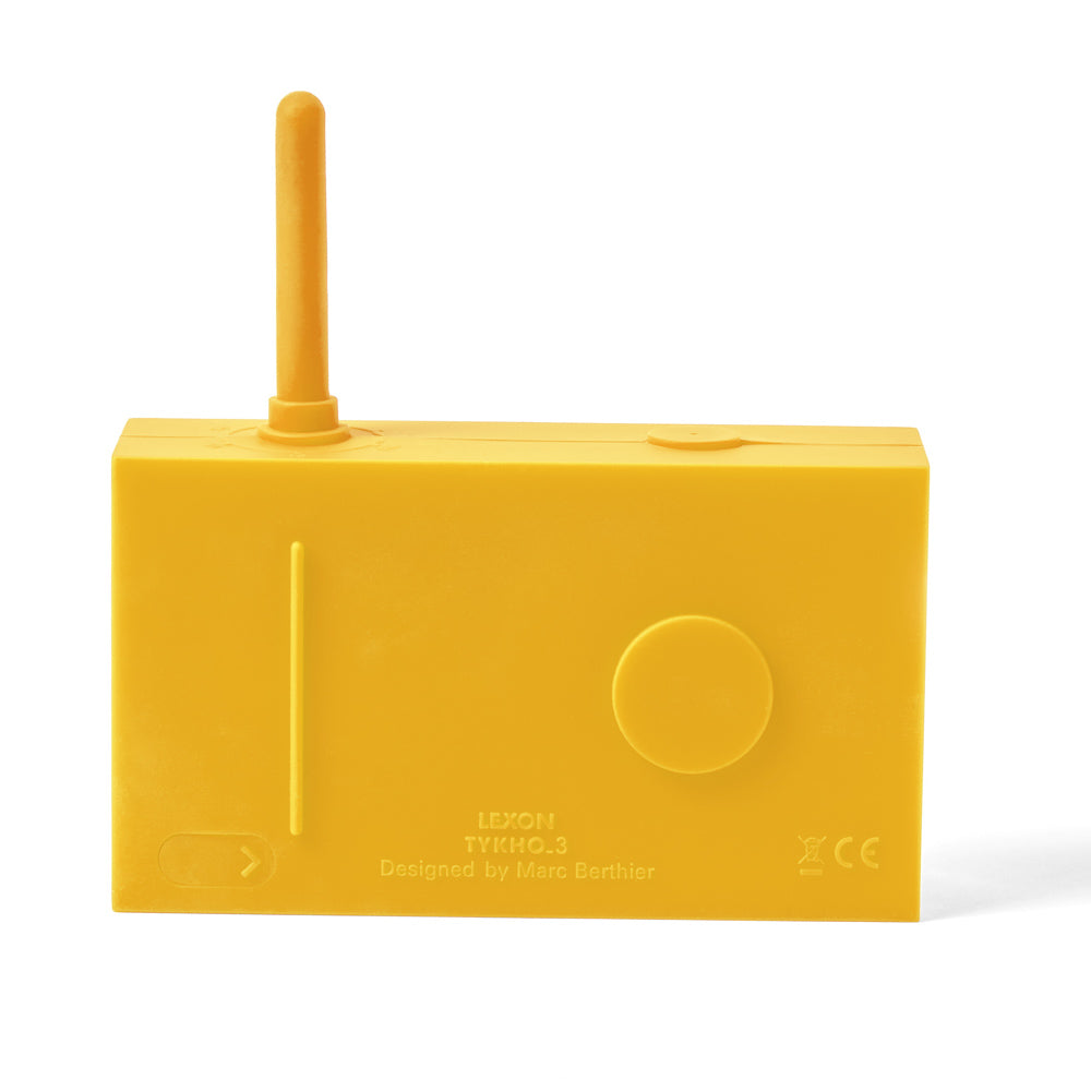 Lexon Tykho 3 Radio/Speaker - Yellow