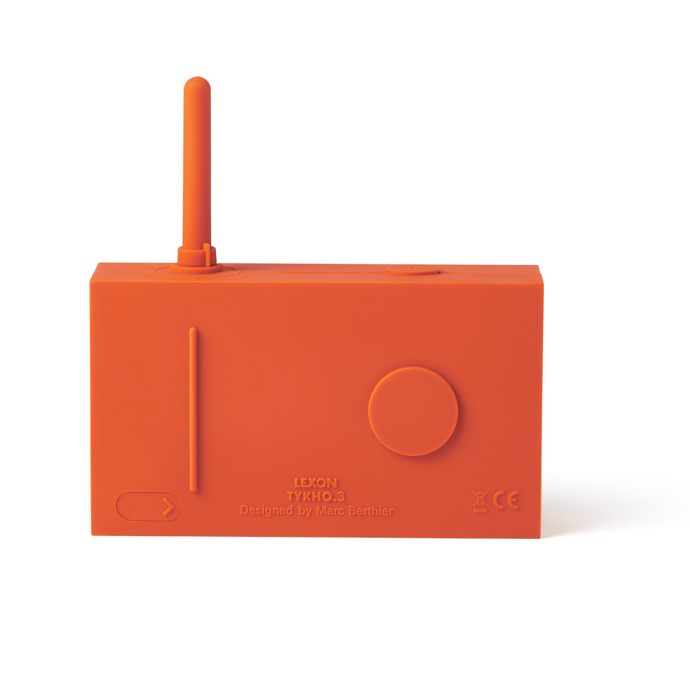 Lexon Tykho 3 Radio/Speaker - Orange