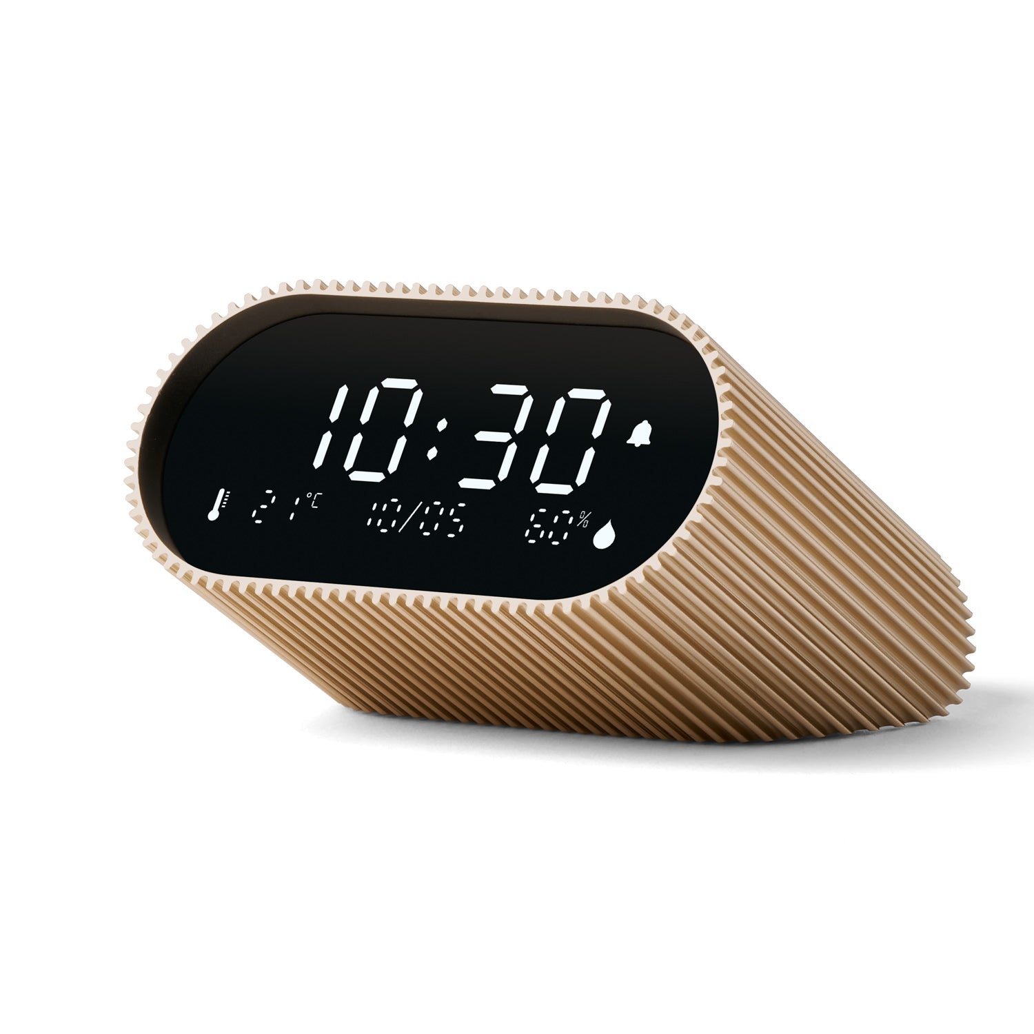 Lexon Ray Clock in Gold