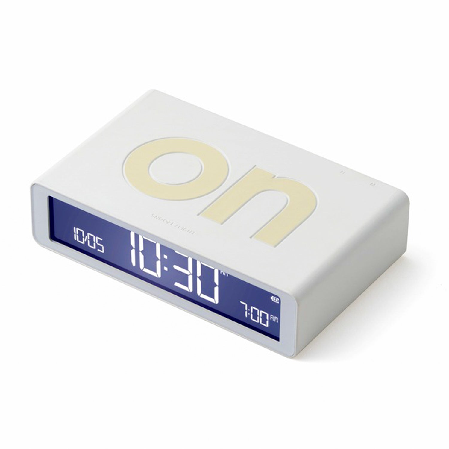 Lexon Flip Classic Rubber Alarm Clock