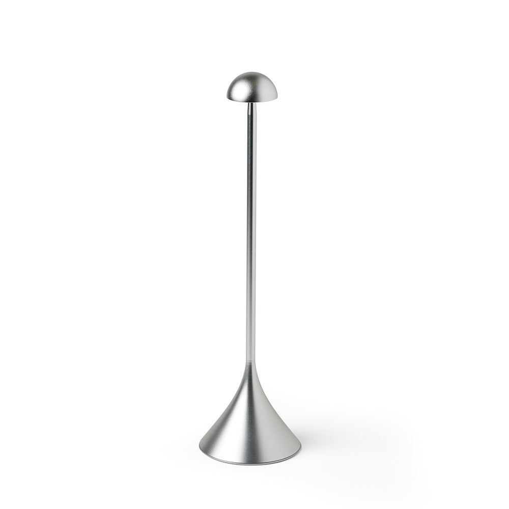 Lexon Steli Dome Rechargeable Lamp - Aluminium