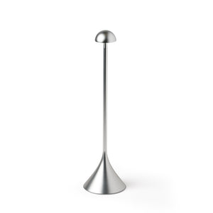 Lexon Steli Dome Rechargeable Lamp - Aluminium