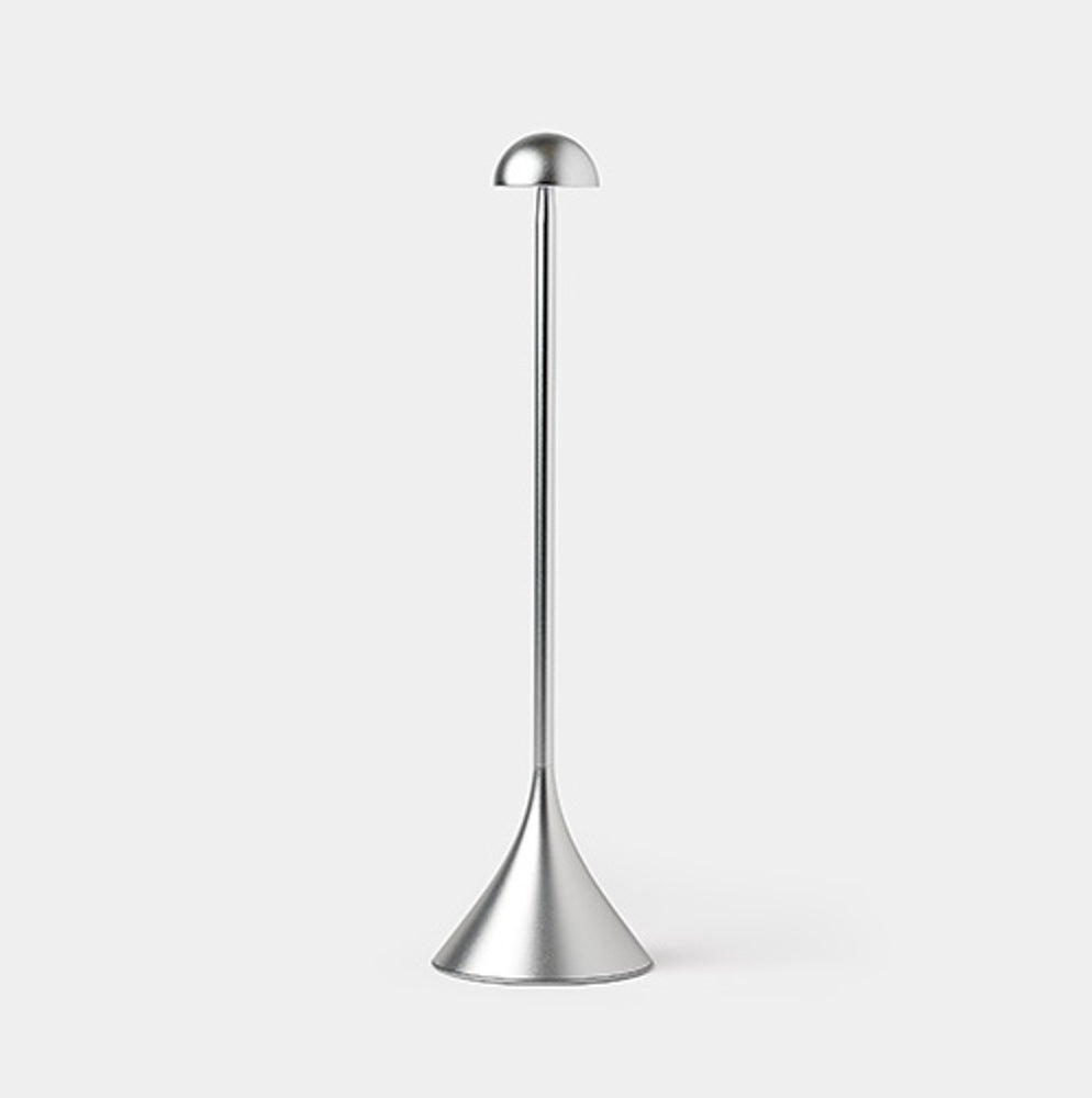 Lexon Steli Dome Rechargeable Lamp - Aluminium