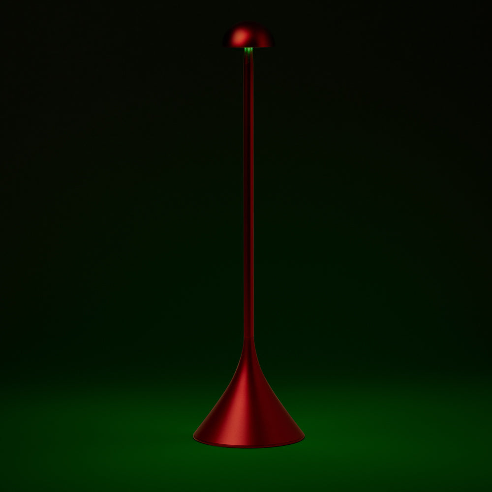 Lexon Steli Dome Rechargeable Lamp - Dark Red