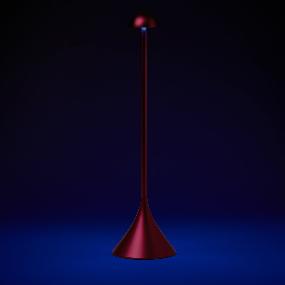 Lexon Steli Dome Rechargeable Lamp - Dark Red