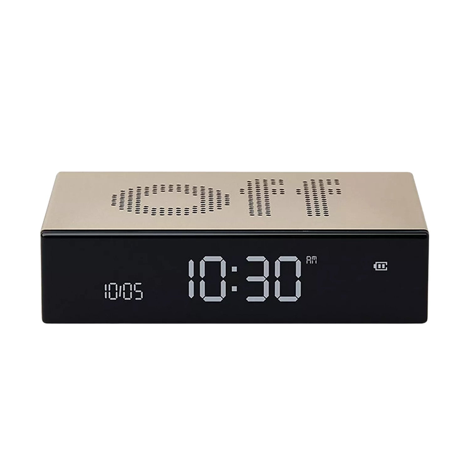Lexon Flip Premium Aluminium Alarm Clock