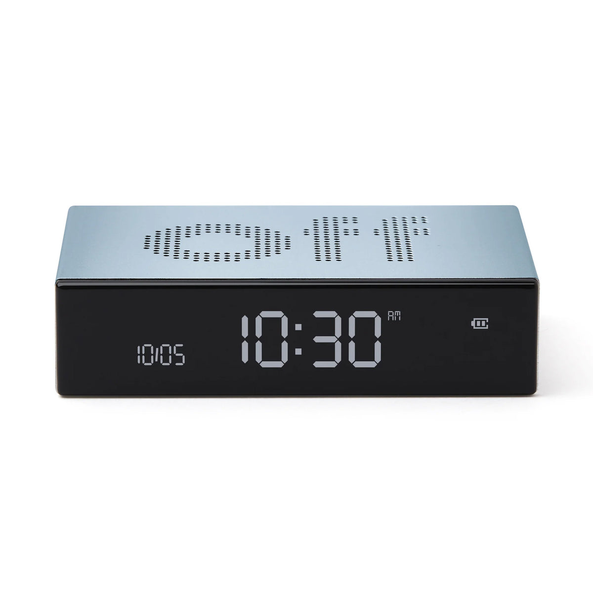 Lexon Flip Premium Aluminium Alarm Clock
