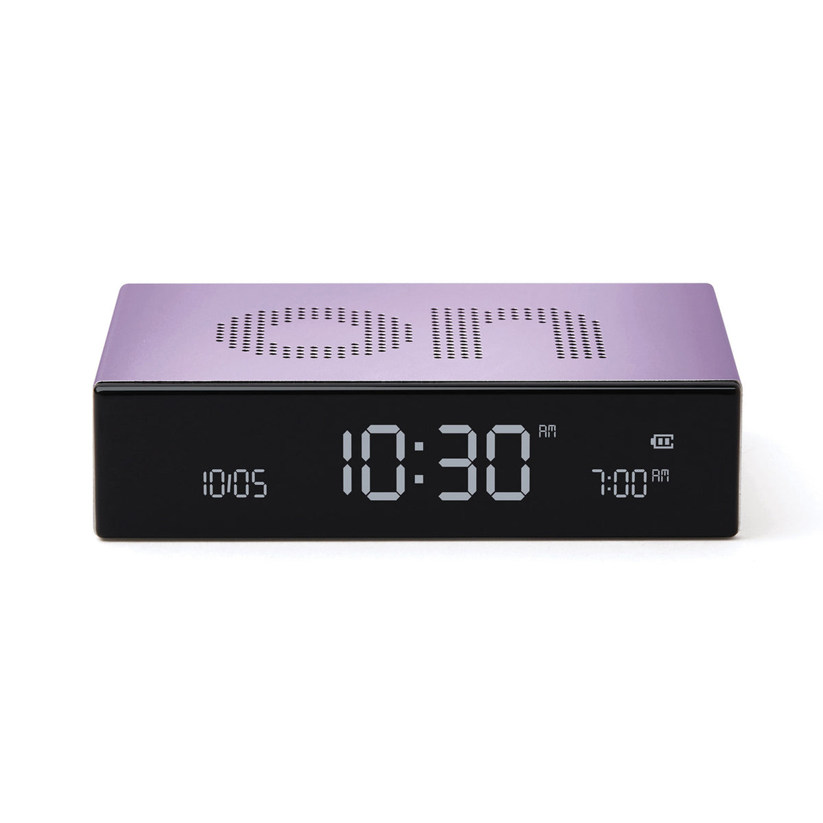 Lexon Flip Premium Aluminium Alarm Clock