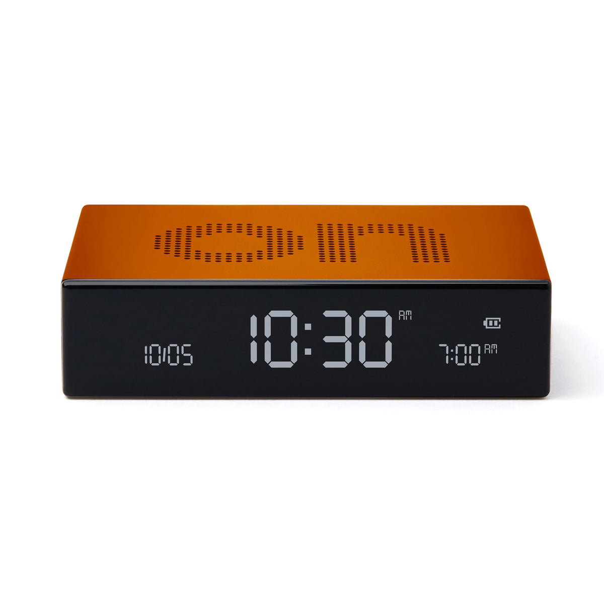 Lexon Flip Premium Aluminium Alarm Clock