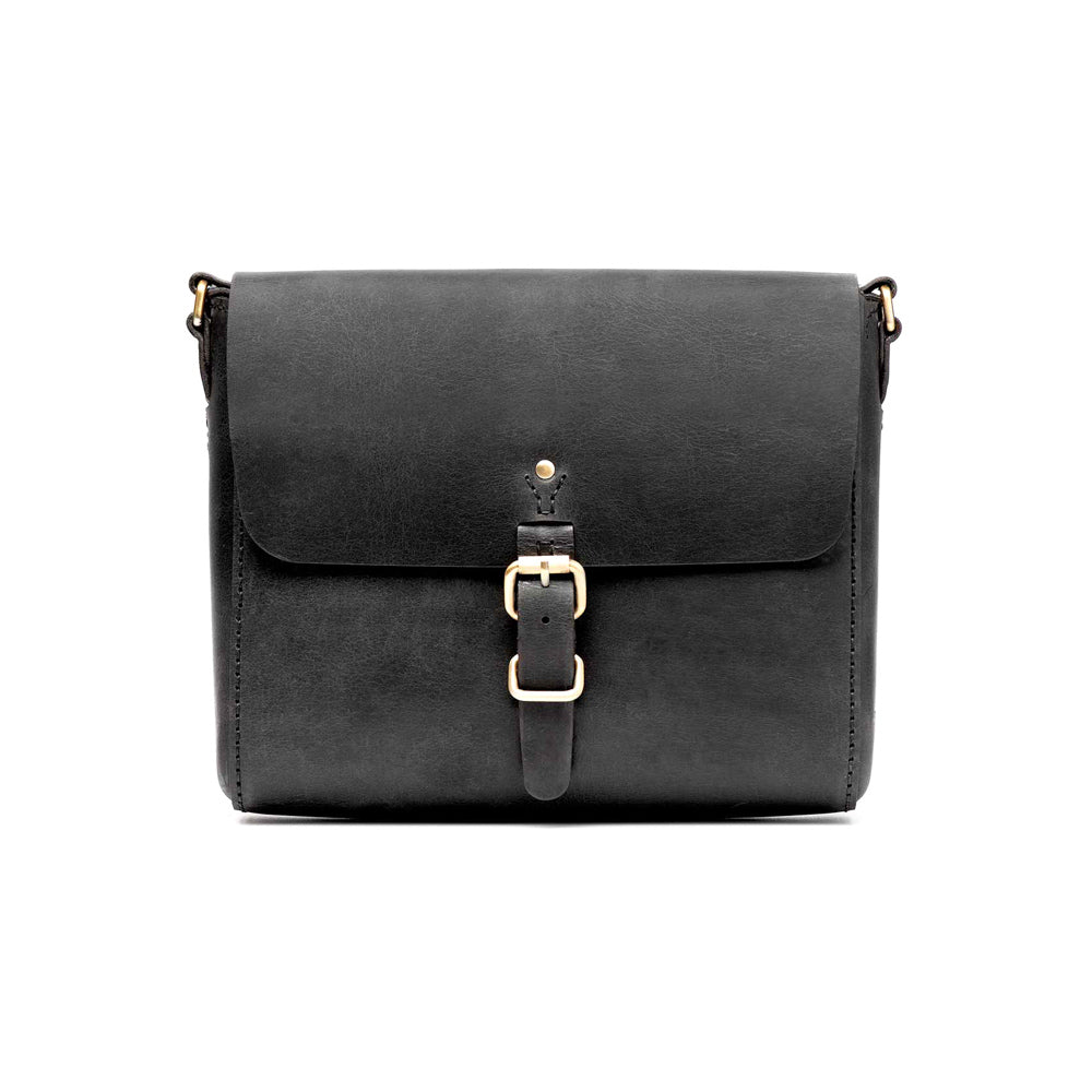 Loyal Workshop Companion Black Leather Satchel