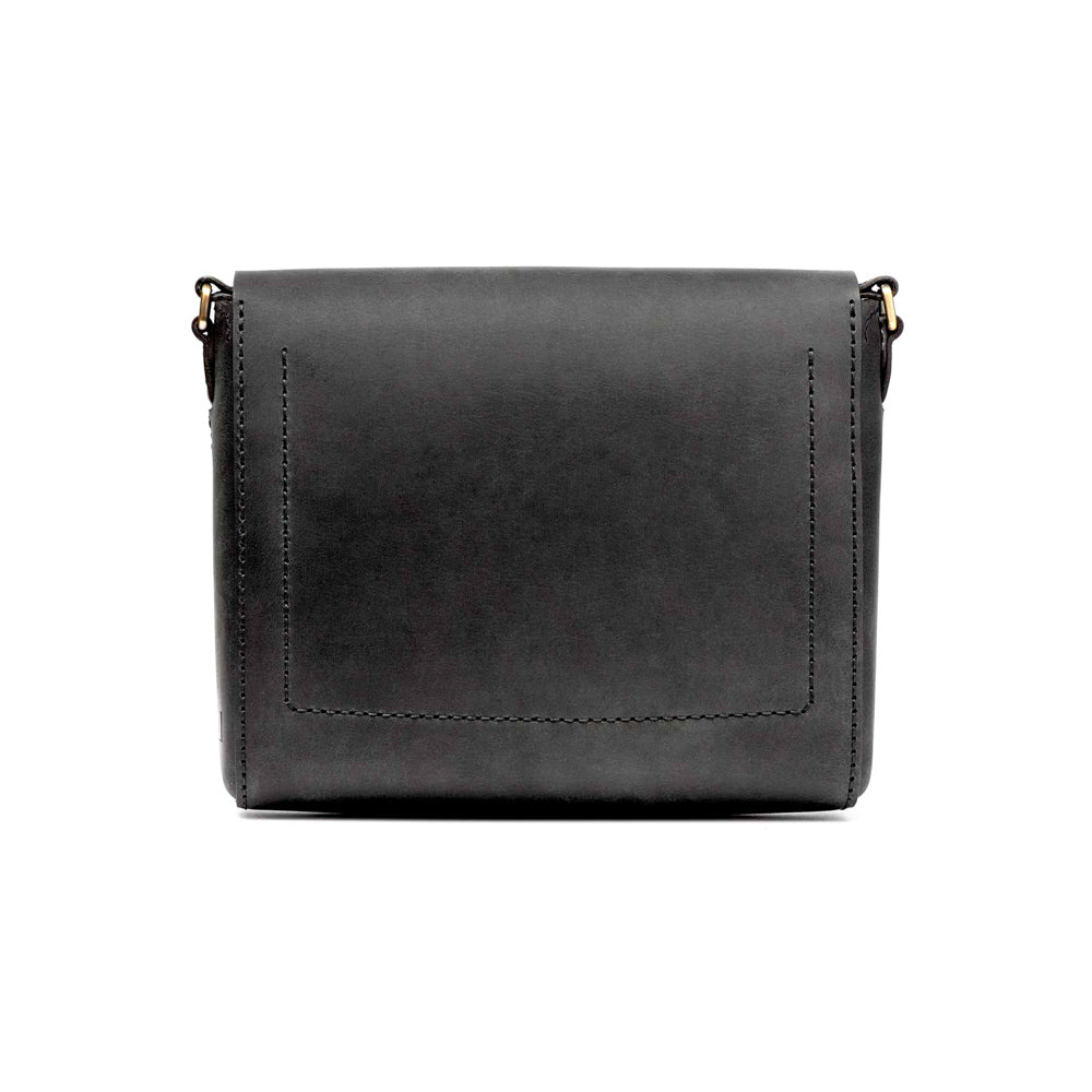 Loyal Workshop Companion Black Leather Satchel