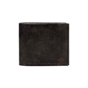 Black leather wallet Loyal Workshop