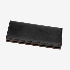 Loyal Workshop Alongsider Black Leather Wallet